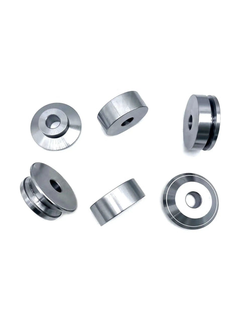 One Quarter Inch Hem Bead Roller Sets With Three Quarter Inch Shafts And Two And A Half To Three Inch Spacing, CNC Machined Hardened Steel