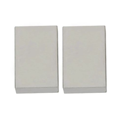 No Hole Accuracy Block Set 2 Pieces 1 By 2 By 3 Inch Machinist Blocks For Pro Grade Precision Grinding Layouts And Inspection Hardened Tool Steel Flat Ground Edges Durable And Accurate Thomletha Brand