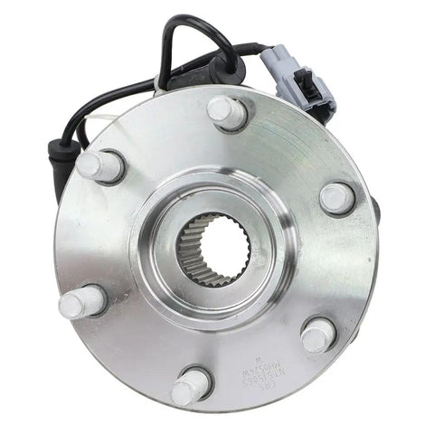 Front view of Front Wheel Hub And Bearing Assembly For Nissan Frontier 4WD 2005 To 2025, Pathfinder 4WD 2005 To 2012, Xterra 4WD 2005 To 2015