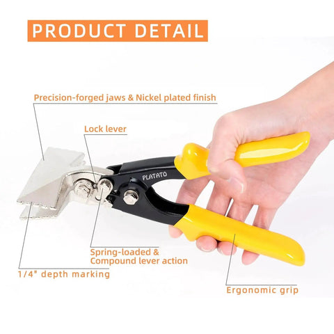 3 Inch Hand Seamers For Sheet Metal Bending And Straightening 18 To 30 Gauge Duckbill Pliers For HVAC Duct Work with comfort grip
