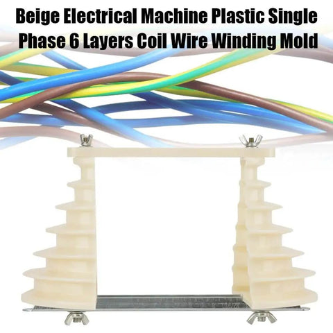 Six Layer Single Phase Coil Wire Winding Mold For Electrical Machines Plastic Winding Tool for 0.55 To 3KW Single Phase Motors