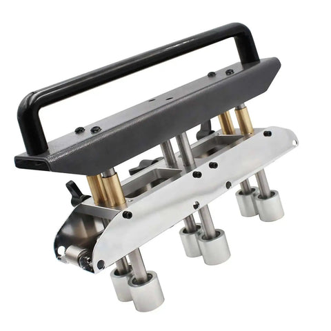 Heavy Duty Metal Sheet Roller Bender Tool For DIY Roofing And Bending Adjustable Three Station Roller With 0 To 90 Degree Angles