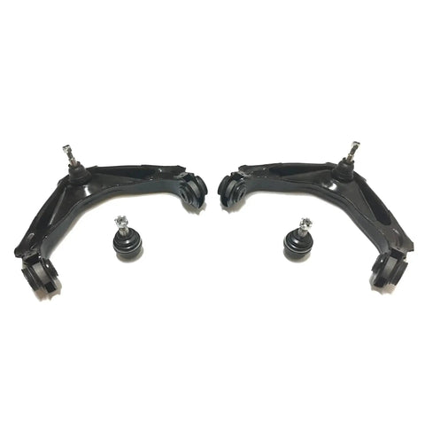Beefed-Up Front And Rear Suspension Kit With Upper Control Arms Lower Ball Joints Sway Bar End Links Tie Rod Ends And Pitman Idler Arms With 3 And 4 Groove Spline For Chevy Suburban 2500 2001-2010 And Hummer H2 2003-2007 Direct Fit