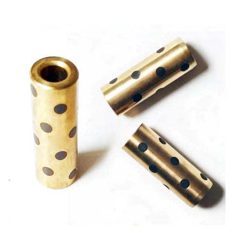 Graphite Copper Self Lubricating Bushing Set 20mm ID 30mm OD Heights 10 12 15 16 20 25 30 40mm 10 Pieces Heavy Duty Linear Bearing