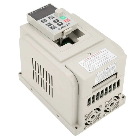 AT1 4000X 4kW Variable Frequency Drive for 220V Single Phase to Three Phase Motors with PWM control, low noise, EMI shield