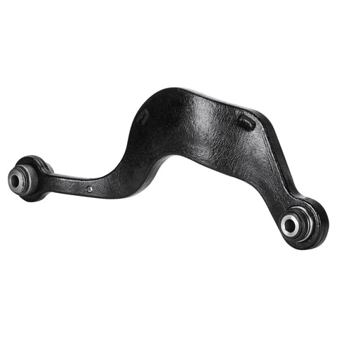 Beefed-Up Rear Upper Control Arm Set For 2008-2017 Buick Enclave, 2009-2017 Chevrolet Traverse, black finish control arm close-up