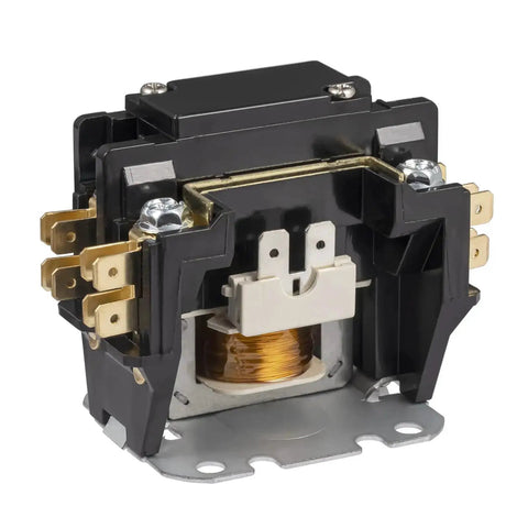 1 Pole 30 Amp 24 VAC Coil AC Contactor Replacement For Air Conditioner Condenser Unit And Compressor with copper contacts