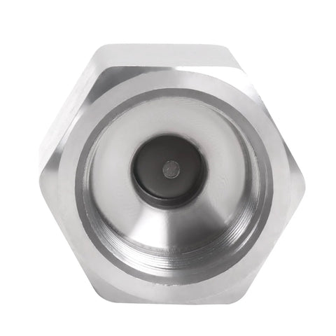 DERPIPE air check valve, 1/2 in NPT female x male, stainless steel hex body, one-way air valve