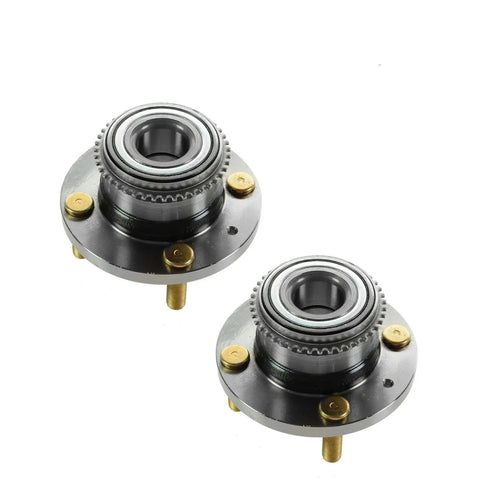 4 Pack Wheel Hub And Bearing Assembly For Mitsubishi Lancer 2.0L 2002-2007 With ABS Sensor Lugs Rear Left And Right