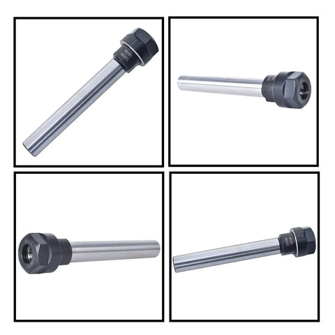 ER16 Straight Shank Collet For CNC Milling Tool Holder Five Eighth Inch Shank Diameter 4 Inch Long Shank 0.0003 Inch Tolerance. Multiple views.