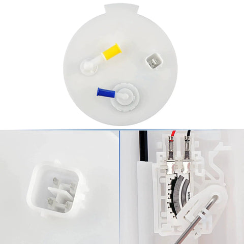 Honda Pioneer Fuel Pump Replacement For 500 SXS500M 2015-2023, 520 SXS520M 2021-2023, showing connectors and internal components