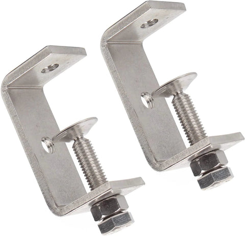 Kyien 2-pack 65mm stainless steel C clamps for woodworking