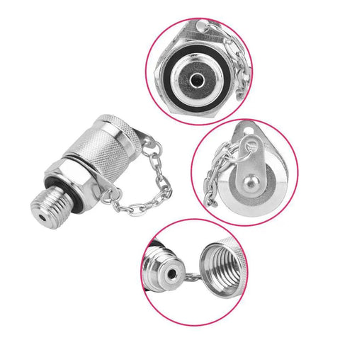 63MPa/630BAR Hydraulic Pressure Test Coupling Kit For Construction Machinery And Hydraulic Systems G1/4 Test Point Adapters