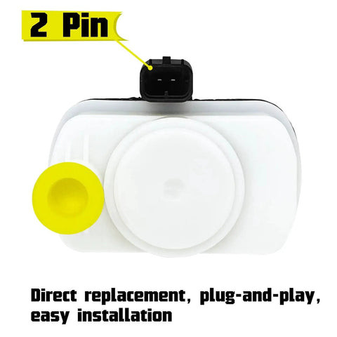 Front view of EVAP Leak Detection Pump Replacement 310-219 4B1593 ESM1003 LDP12 VDP12 compatible with Jeep and Dodge, 2-pin connector.