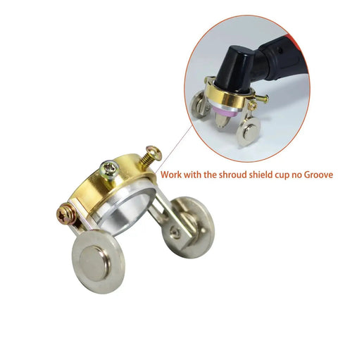 Roller Guide Wheel Spacer for SG-55 AG-60 WSD-60 Plasma Cutter Torch Circle Compass Stand Off for Pilot Arc Starting 27mm shown