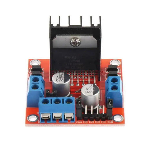 Beefy Stepper Motor Driver Board Module L298N Dual H Bridge DC Motor Controller Arduino Compatible, front view