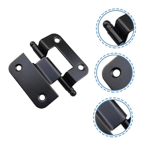 Heavy Duty 10 Pack Cabinet Door Hinges For Kitchen And Bathroom, Durable Close Hinge With Smooth Surface, High Load Bearing, Easy Install