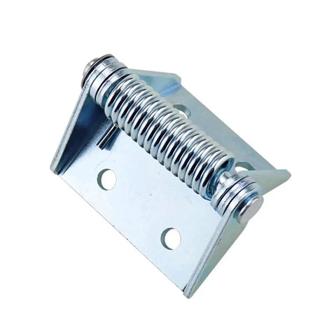 Iron Self Closing Spring Hinge With High Load Capacity For Doors Heavy Duty Single Hinge front view with visible spring and mounting holes