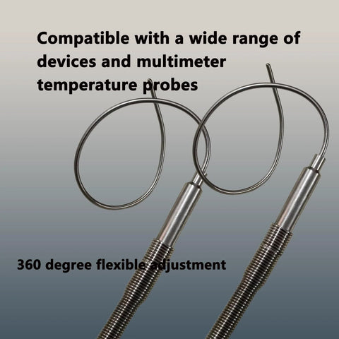 Two TL1915SL K-type thermocouple probes with flexible 40in cables; stainless steel construction.