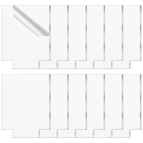 Clear Cast Acrylic Sheets 4mm Thick Pack of 12 for DIY Laser Cutting Engraving and LED Light Base Panels 5.9 by 5.1 Inches Square