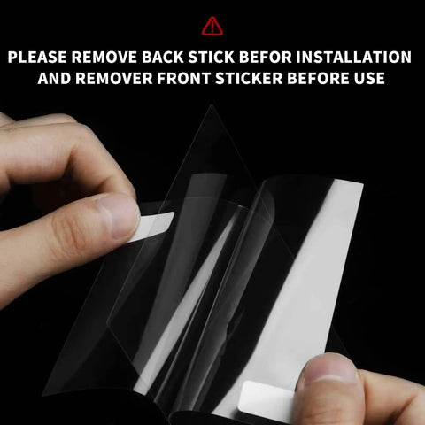 Five Pack Screen Protector For Anycubic Photon Mono 4 And Ultra Resin 3D Printers Ultra Clear Film being peeled before installation