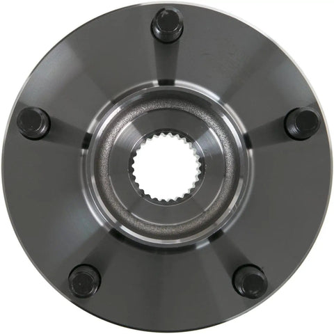 Pair Of Front Wheel Hub And Bearing Repair Kit For 2002 2003 2004 2005 2006 Nissan Altima L4 2.5L Models, front view