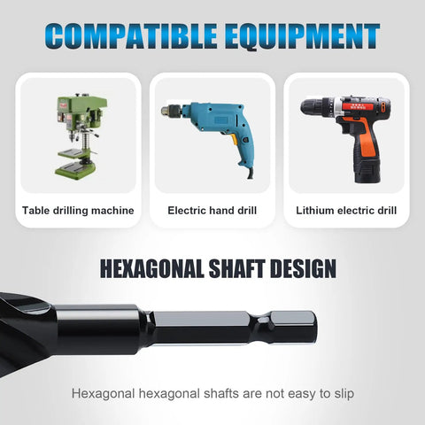 1 Inch By 9 Inch Auger Drill Bit For Wood With Hex Shank Pro Grade Tri Flute Design compatibility with drilling machines