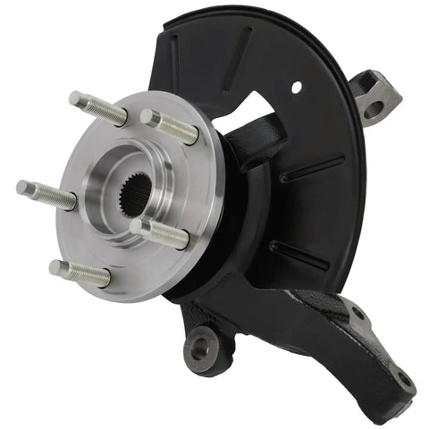 Front Right Steering Knuckle Assembly For 2001 To 2004 Ford Escape And Mazda Tribute 2.0L 3.0L Fits Front Right Side Includes 2 Piece Wheel Hub Bearing Knuckle 698376