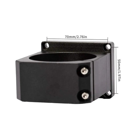 Side view of 65mm Aluminum CNC Spindle Holder Z Clamp Fits Mauter Pro Masuter 3 3S XE-PRO Vasto CL-4x4 Router Machines