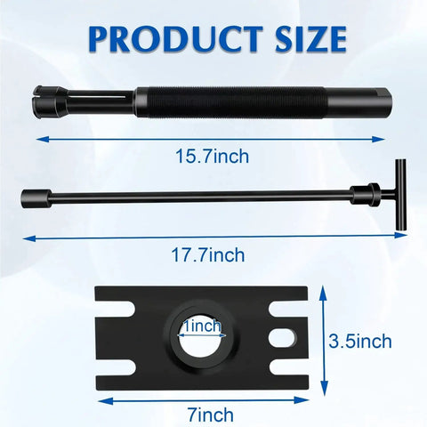 Gimbal Bearing Puller Tool For Mercruiser Alpha Alpha 1 MR Bravo OMC Cobra And Volvo Marine Drives with product size dimensions