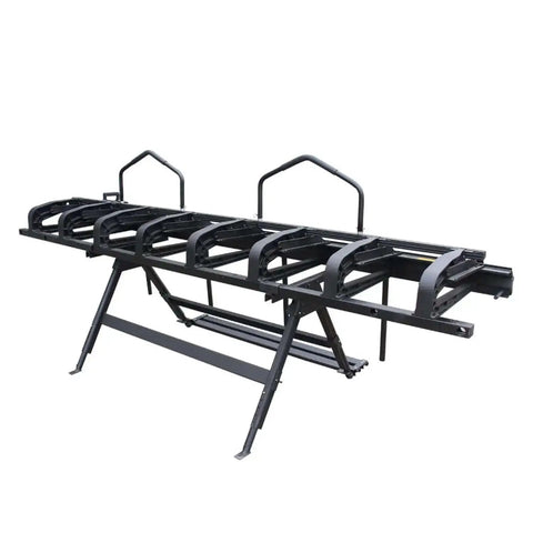 Siding Brake 10.5ft 24 Gauge Sheet Metal Bender with Roller Knife, 0 to 180 Degrees Adjustable Angles, 126 Inch Bending Width.