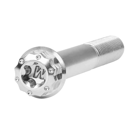 Titanium Flange Bolt M8 X 80mm 12 Point Head Grade 5 6Al4V Titanium Alloy Pack Of 4 For Bikes And Motorcycles.