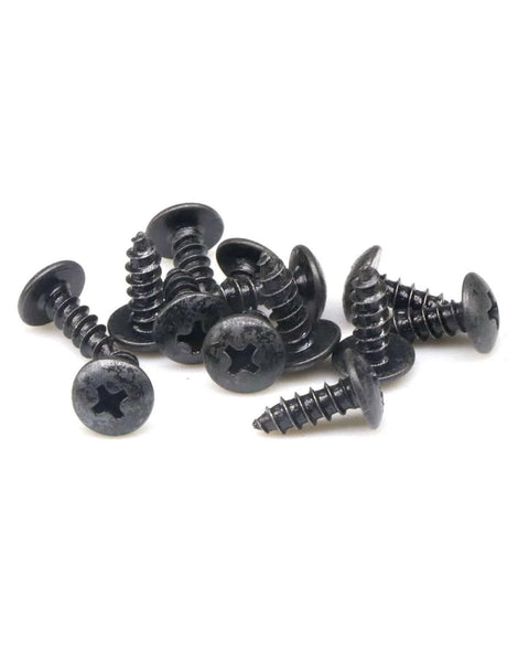 100 Pieces No 8 Wood Screws Half Inch Truss Head Phillips Carbon Steel With Black Oxide Coating For Indoor Outdoor DIY Projects