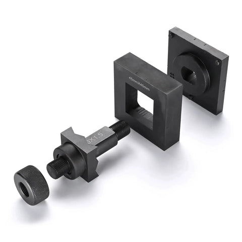 45mm Square Knockout Punch Die 1-3/4 Inch Punch Mold With 2 Draw Studs for Drilling Square Holes in Metals