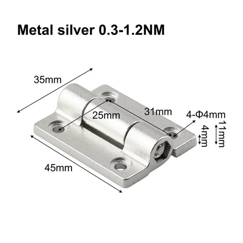 Ball Bearing Door Hinges Zinc Alloy Adjustable Torque Flat Hinge 360 Degree Rotation Easy Install Furniture Cabinets