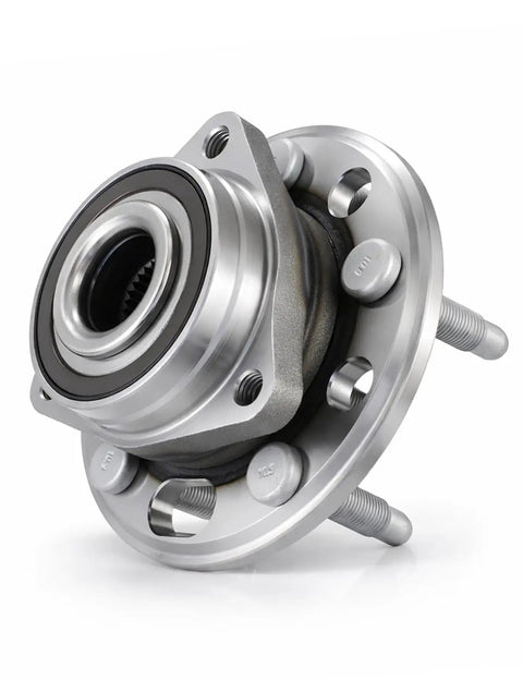 Front And Rear Wheel Hub And Bearing Assembly Pair For Chevy Equinox, GMC Terrain, Malibu, And Impala 5 Lug - Replaces OE 13504970 And 13589507 (513288) Compatible With 2010-2017 Equinox, 2013-2015 Malibu, 2014-2017 Impala displayed