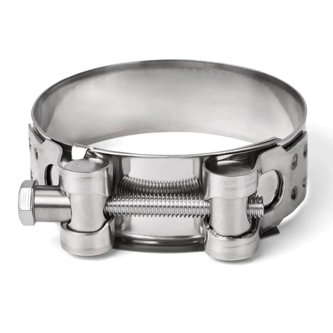 Heavy Duty 23-25mm T-Bolt Hose Clamp 4-Pack In 304 Stainless Steel For Automotive, Plumbing And Industrial Piping, Corrosion Resistant