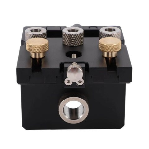 Doweling Jig Kit With Aluminum Adjustable Drilling Guide For Cabinet Installation And Furniture Assembly Pro Grade Precision