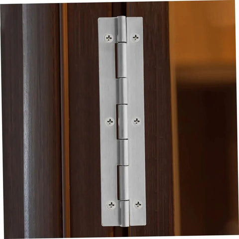 Heavy Duty Piano Hinge Set For Large Cabinets And Mailboxes Six Long Continuous Hinges With High Load Capacity Modern Design