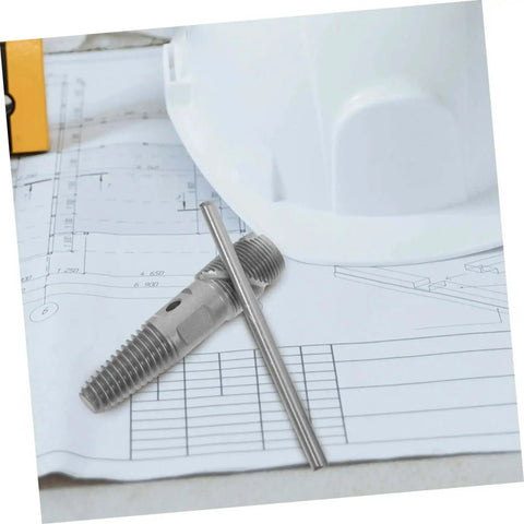 Dual Head Water Pipe Extractor And Broken Screw Remover Tool on construction blueprint.