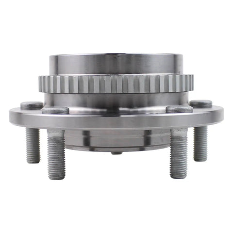Front view of Pack Of 2 Front Wheel Bearing And Hub Assemblies For Kia Sorento 2007 2008 2009 3.3L 3.8L RWD Sealed Bearings