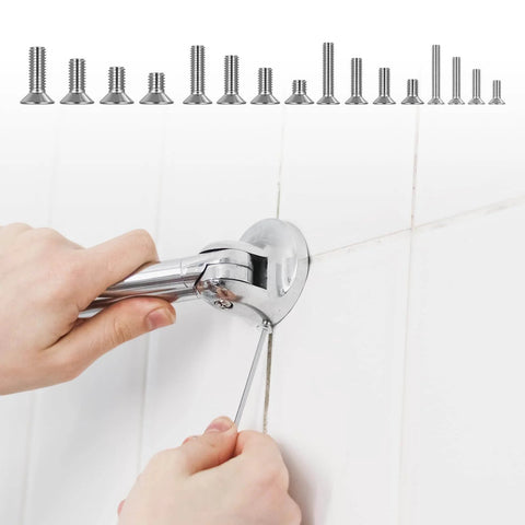 Comprehensive M3 M4 M5 M6 M8 Screws Bolts Set With Hex Socket Flat Head Countersunk Hardware used in tile installation