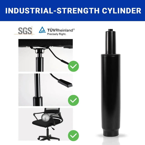 Beefy Heavy Duty Chair Gas Cylinder Replacement With 3.9 Inch Stroke And 1000 Lbs Class 4 Hydraulic Lift Universal Pneumatic Piston