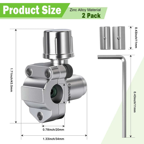 BPV31 bullet piercing valve kit, zinc alloy, 2pc; includes wrench and adapters for 1/4, 5/16, 3/8 refrigerator tubing.