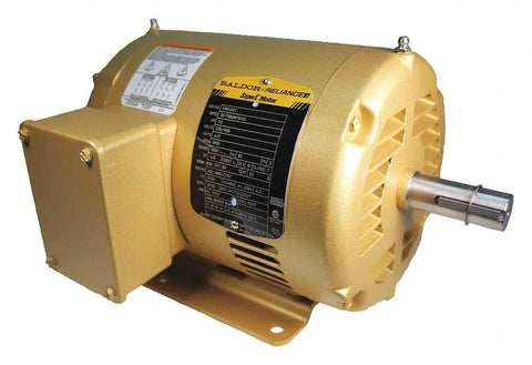 1.5 HP 3-Phase Industrial Electric Motor 3490 RPM 208-230/460V Frame 143T TEFC general purpose single unit EM3120T