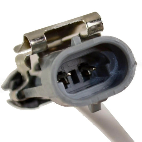 Close-up of ABS sensor connector for Front Wheel Bearing And Hub Assembly with ABS Sensor for Buick Century 1994 to 1996 and other GM models.