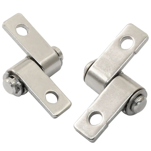 Front view of 2 Sets 360 Degree Torque Hinge 0.3N.m Friction Hinges for Cabinets Boxes and Doors Carbon Steel Construction