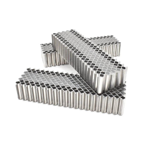 25 Gauge Corrugated W Fastener Staples With One Inch Crown And Three Eighths Inch Length 1000 Per Pack for fastening projects