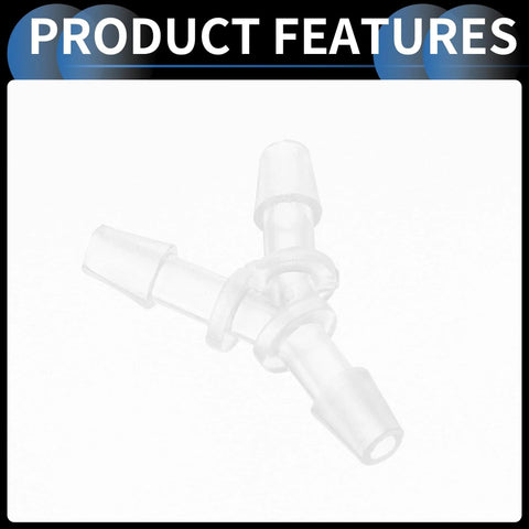 Translucent Y Shaped 3 Way Vacuum Tubing Connector For Your Ride One Eighth Inch Vacuum Line Fittings 5 Pack Automotive