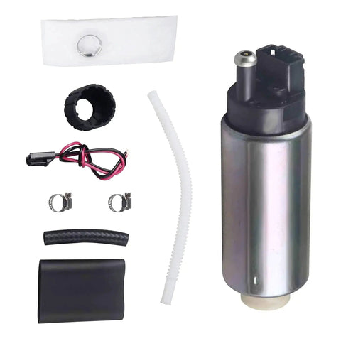 255 LPH High Flow Electric Fuel Pump Replacement With Installation Kits For Cars And Trucks Direct Replacement With OE Grade Performance